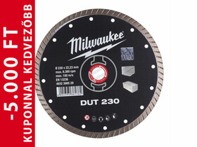 Milwaukee DUT 230x22,2 mm-es gyémánt vágótárcsa