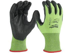 Milwaukee Hi-Vis 5/E vágási szintű XXL/11-es vágásbiztos kesztyű Milwaukee Hi-Vis 5/E vágási szintű XXL/11-es vágásbiztos kesztyű