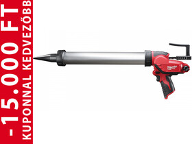 Milwaukee M12 PCG/600A-0 kittkinyomó pisztoly (akku és töltő nélkül)
