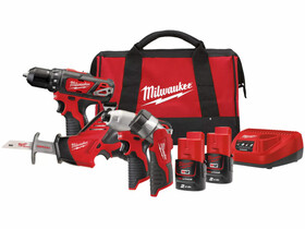 Milwaukee M12BPP4A-202B gépcsomag Milwaukee M12BPP4A-202B gépcsomag
