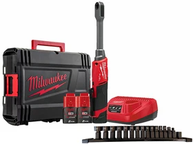 Milwaukee M12FPTR-202X akkus racsnis csavarkulcs 12 V | 14,4 mm Hex | 81 Nm | Szénkefementes | 2 x 2 Ah akku + töltõ | Heavy Duty kofferben Milwaukee M12FPTR-202X akkus racsnis csavarkulcs 12 V | 14,4 mm Hex | 81 Nm | Szénkefementes | 2 x 2 Ah akku + töltõ | Heavy Duty kofferben