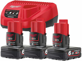 Milwaukee M12NRG-603 akkumulátor és töltő szett Milwaukee M12NRG-603 akkumulátor és töltő szett
