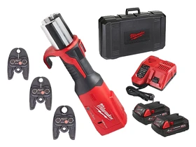 Milwaukee M18 BLHPT-202C U-SET akkus csőprés Standard | 18 V | 0 - 40 mm | 32 kN | Szénkefementes | 2 x 2 Ah akku + töltő | Kofferben