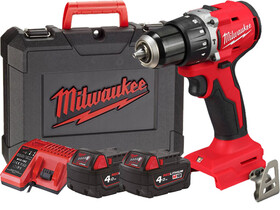 Milwaukee M18 BLPDRC-402C akkus ütvefúró-csavarozó 2 x M18 B4 + M12-18 C Milwaukee M18 BLPDRC-402C akkus ütvefúró-csavarozó 2 x M18 B4 + M12-18 C
