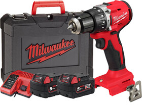 Milwaukee M18 BLPDRC-502C akkus ütvefúró-csavarozó 2 x M18 B5 + M12-18 C Milwaukee M18 BLPDRC-502C akkus ütvefúró-csavarozó 2 x M18 B5 + M12-18 C
