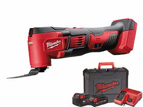 Milwaukee M18 BMT-421C akkus multifunkciós gép rezgő 18 V | 12000 - 180001/min | 1,7 ° | Szénkefés | 2 Ah + 4 Ah akku + töltő | Kofferben Milwaukee M18 BMT-421C akkus multifunkciós gép rezgő 18 V | 12000 - 180001/min | 1,7 ° | Szénkefés | 2 Ah + 4 Ah akku + töltő | Kofferben
