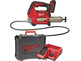Milwaukee M18 GG-201C akkus zsírzópisztoly 18 V | 400 ml | 562 bar | Szénkefés | 1 x 2 Ah akku + töltő | Kofferben Milwaukee M18 GG-201C akkus zsírzópisztoly 18 V | 400 ml | 562 bar | Szénkefés | 1 x 2 Ah akku + töltő | Kofferben