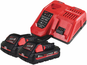 Milwaukee M18 HNRG - 302 akkumulátor és töltő szett Milwaukee M18 HNRG - 302 akkumulátor és töltő szett