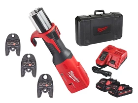 Milwaukee M18 ONEBLHPT-302C U-SET akkus csőprés Standard | 18 V | 0 - 108 mm | 32 kN | Szénkefementes | 2 x 3 Ah akku + töltő | Kofferben