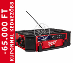 Milwaukee M18 PRCDAB+-0 Packout akkus rádió és akku töltő