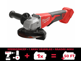 Milwaukee M18BLSAG125XPD-0 akkus sarokcsiszoló 18 V | 125 mm | 11000 RPM | Szénkefementes | Akku és töltõ nélkül | Kartondobozban