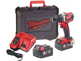 Milwaukee M18CBLDD-502C akkus fúrócsavarozó tokmányos Milwaukee M18CBLDD-502C akkus fúrócsavarozó tokmányos