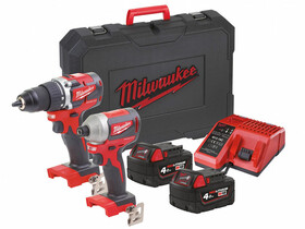 Milwaukee M18CBLPP2B-402C gépcsomag Milwaukee M18CBLPP2B-402C gépcsomag