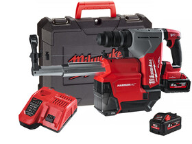 Milwaukee M18ONEFHXDEL-552C 4 fokozatú SDS-Plus akkus fúrókalapács porelszívóval Milwaukee M18ONEFHXDEL-552C 4 fokozatú SDS-Plus akkus fúrókalapács porelszívóval
