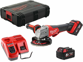 Milwaukee M18ONEFSAG125XPDB-502X akkus sarokcsiszoló Milwaukee M18ONEFSAG125XPDB-502X akkus sarokcsiszoló