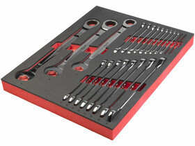 Milwaukee MAX BITE 22 részes racsnis csillag-villáskulcs készlet Milwaukee MAX BITE 22 részes racsnis csillag-villáskulcs készlet