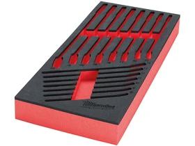 Milwaukee MAXBITE Csuklós fejű Racsnis csillag-villáskulcs 15 rsz. készlethez szivacs betét Milwaukee MAXBITE Csuklós fejű Racsnis csillag-villáskulcs 15 rsz. készlethez szivacs betét