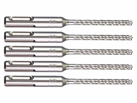 Milwaukee MX4 6x165 mm SDS-Plus négyélű fúrószár 5 db Milwaukee MX4 6x165 mm SDS-Plus négyélű fúrószár 5 db