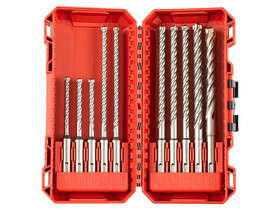 Milwaukee MX4 Set 3 10 részes sds-plus fúrószár készlet Milwaukee MX4 Set 3 10 részes sds-plus fúrószár készlet