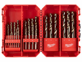 Milwaukee Red Cobalt hSS Co fémfúró készlet HSS-G Co 25 db Milwaukee Red Cobalt hSS Co fémfúró készlet HSS-G Co 25 db