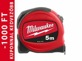 Milwaukee Slimline 5m x 19mm-es mérőszalag
