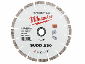 Milwaukee SUDD 230 mm gyémánt vágótárcsa Milwaukee SUDD 230 mm gyémánt vágótárcsa