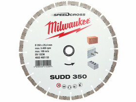 Milwaukee SUDD 350 mm gyémánt vágótárcsa Milwaukee SUDD 350 mm gyémánt vágótárcsa