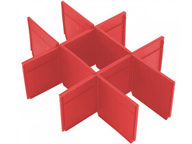 Milwaukee szortiment doboz betét Packout-hoz Milwaukee szortiment doboz betét Packout-hoz