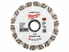 Milwaukee XHUDD 125 mm gyémánt vágótárcsa Milwaukee XHUDD 125 mm gyémánt vágótárcsa