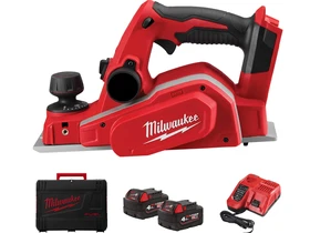 Milwaukee M18 BP-402C akkus gyalu 18 V | 82 mm | Szénkefés | 2 x 4 Ah akku + töltő | Kofferben Milwaukee M18 BP-402C akkus gyalu 18 V | 82 mm | Szénkefés | 2 x 4 Ah akku + töltő | Kofferben