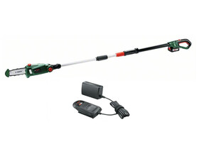 Bosch UniversalChainPole 18 akkus magassági ágvágó 18 V | Vágás hossz 150 mm | Magasság 2100 - 2600 mm | Szénkefés | 1 x 2,5 Ah akku + töltõ | Kartondobozban
