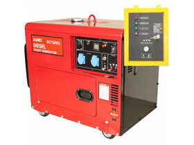 Senci SC-7500Q dízelmotoros egyfázisú aggregátor 6 kVA | AVR