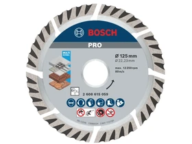 Bosch Diamond Cutting Blad gyémánt vágótárcsa 125 x 22,23 mm
