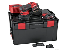Flex ORE 2-125 18-EC/2.5 Set akkus excentercsiszoló 18 V | 125 mm | Szénkefementes | 2 x 2,5 Ah akku + töltõ | Kofferben Flex ORE 2-125 18-EC/2.5 Set akkus excentercsiszoló 18 V | 125 mm | Szénkefementes | 2 x 2,5 Ah akku + töltõ | Kofferben