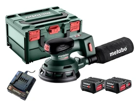 Metabo PowerMaxx SXA 12-125 akkus excentercsiszoló 2*2Ah+SC30