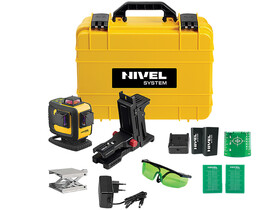 Nivel System CL4D-G 4x360 fokos zöld vonallézer Nivel System CL4D-G 4x360 fokos zöld vonallézer