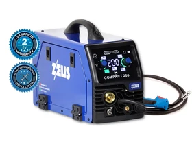 Kép: Panelectrode ZEUS COMPACT 200 fogyoelektrodas vedogazas inverteres hegeszto 35 - 200 A  230 V_1.webp