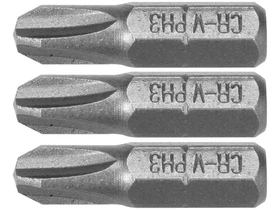 PH csavarhuzo bitkeszlet 14 hatlap szar 25 mm PH1PH2PH3 3 reszes Kép: PH csavarhuzo bitkeszlet 14 hatlap szar 25 mm PH1PH2PH3 3 reszes.webp