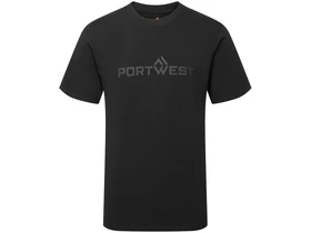 Kép: Portwest B198 rovid ujju polo M fekete_0.webp