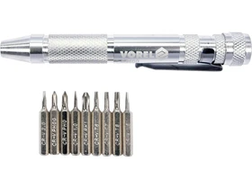 Precizios csavarhuzo bitkeszlet 10 reszes Kép: Precizios csavarhuzo bitkeszlet 10 reszes.webp