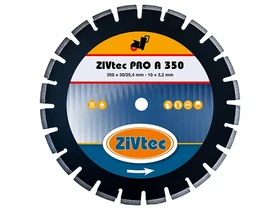 ZIVtec PRO A350 gyémánt vágótárcsa 350 x 25,4 mm ZIVtec PRO A350 gyémánt vágótárcsa 350 x 25,4 mm
