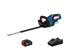 Bosch GHE 18V-60 akkus sövényvágó 1x 4.0Ah GBA akku, 1x 18V-40 töltő