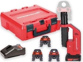 Rothenberger ROMAX COMPACT III akkus csőprés 1x2Ah set M 15-22-28 AMP Rothenberger ROMAX COMPACT III akkus csőprés 1x2Ah set M 15-22-28 AMP