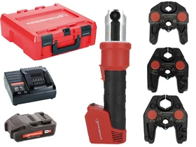 Rothenberger ROMAX NANO Akkus csőprés iJAW Set SV, 15–22–28 mm, 1× 2 Ah CAS Rothenberger ROMAX NANO Akkus csőprés iJAW Set SV, 15–22–28 mm, 1× 2 Ah CAS