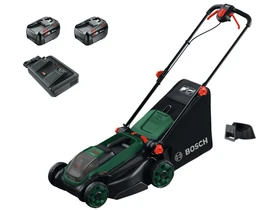 Bosch Rotak 18V-38 akkus fűnyíró 2x4,0 Ah akku + dupla töltő Bosch Rotak 18V-38 akkus fűnyíró 2x4,0 Ah akku + dupla töltő