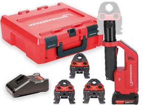Rothenberger ROMAX COMPACT III akkus csőprés 1x2Ah set U 16-20-25 AMP Rothenberger ROMAX COMPACT III akkus csőprés 1x2Ah set U 16-20-25 AMP