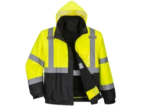 Kép: S365 - Hi-Vis Premium 3 az 1-ben bomberdzseki sarga fekete L_0.webp
