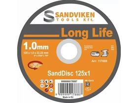 SandDisc Vagokorong 125x1mm AcelInox Kép: SandDisc Vagokorong 125x1mm AcelInox.webp