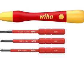 Wiha PicoFinish szigetelt multibit csavarhúzó 4 részes Wiha PicoFinish szigetelt multibit csavarhúzó 4 részes