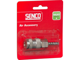 Senco 6 mm levegős kuplungos tömlővéges gyorscsatlakozó 4000400 Senco 6 mm levegős kuplungos tömlővéges gyorscsatlakozó 4000400